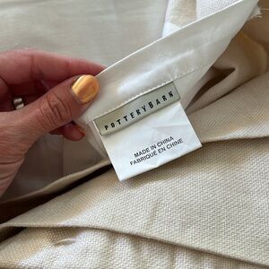 2 Pottery Barn linen/cotton curtain panels